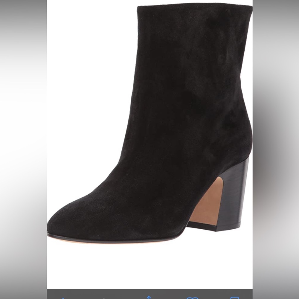 Dryden Block Heel Suede Booties